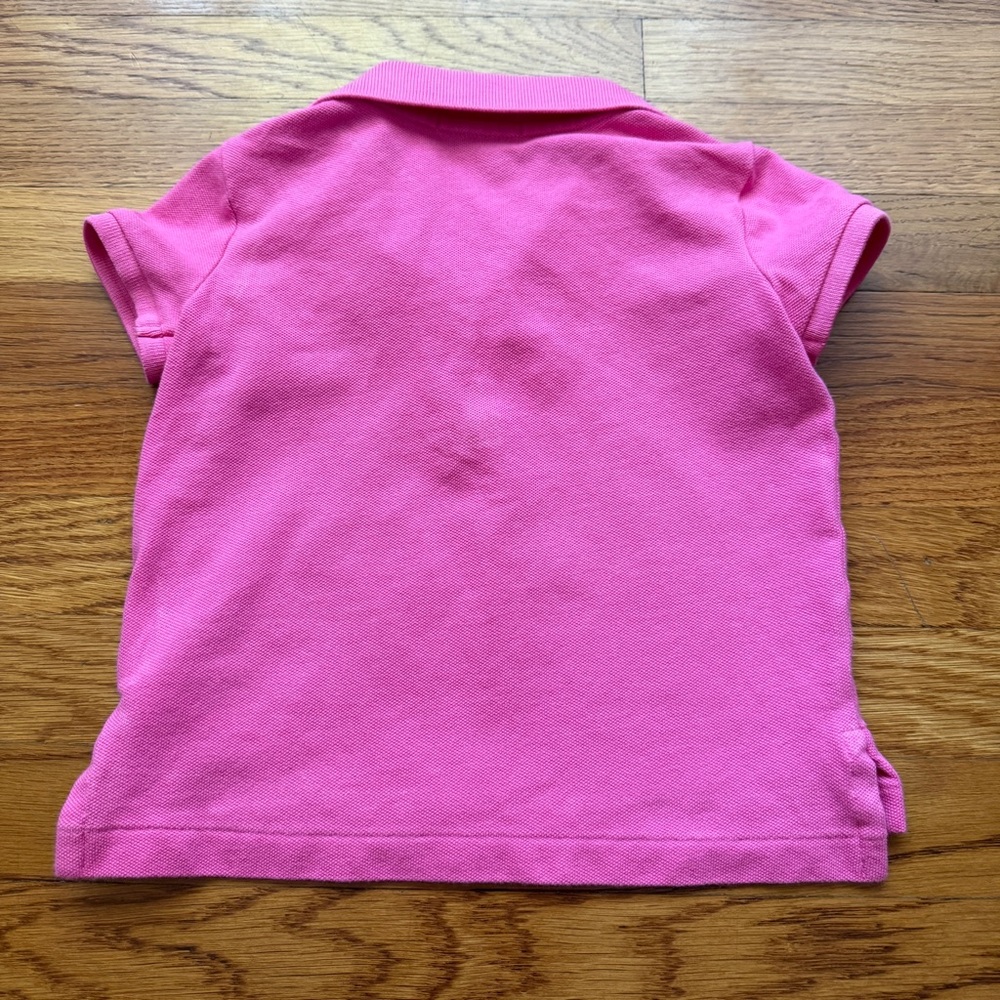 Polo Ralph Lauren hot pink preppy polo shirt 3 - Picture 3 of 4
